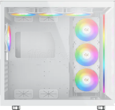 Photo de Boitier Moyen Tour E-ATX Xigmatek Aqua Ultra Air-C RGB avec panneaux vitrés (Blanc)