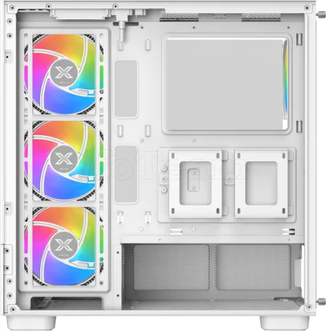 Photo de Boitier Moyen Tour E-ATX Xigmatek Endorphin Air V2 RGB avec panneaux vitrés (Blanc)