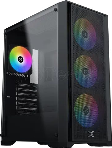 Photo de Boitier Moyen Tour E-ATX Xigmatek Gaming X II RGB avec panneau vitré (Noir)