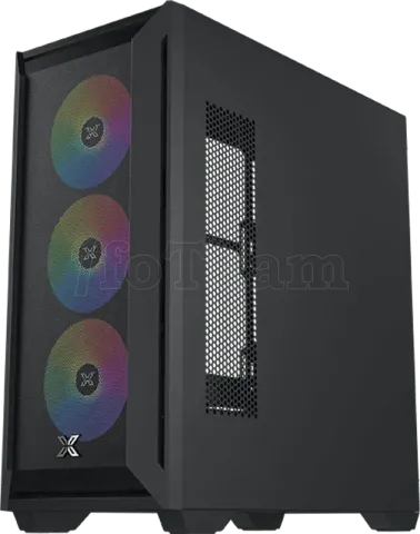 Photo de Boitier Moyen Tour E-ATX Xigmatek Master X II Pro RGB avec panneau vitré (Noir)