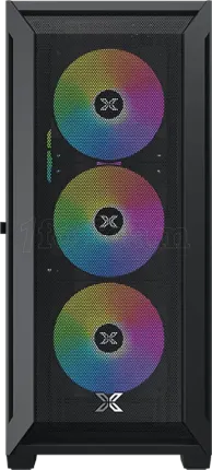 Photo de Boitier Moyen Tour E-ATX Xigmatek Master X II Pro RGB avec panneau vitré (Noir)