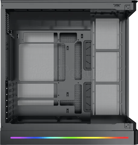 Photo de Boitier Moyen Tour E-ATX Xigmatek Pano II Air RGB avec panneaux vitrés (Noir)