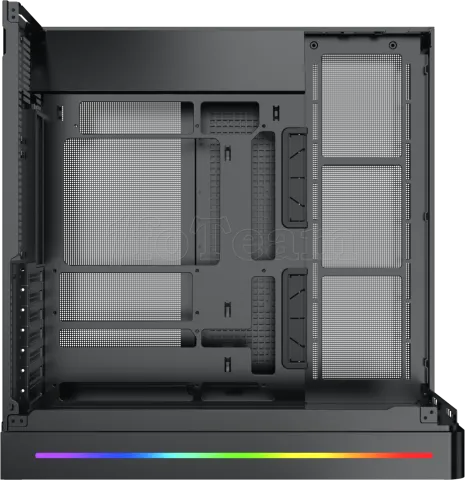 Photo de Boitier Moyen Tour E-ATX Xigmatek Pano II RGB avec panneaux vitrés (Noir)