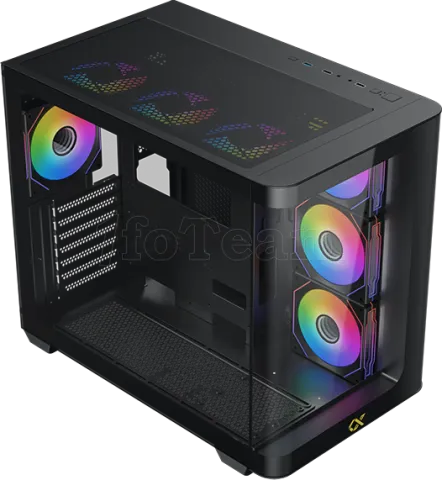 Photo de Boitier Moyen Tour E-ATX Xigmatek Pano RGB avec panneaux vitrés (Noir)