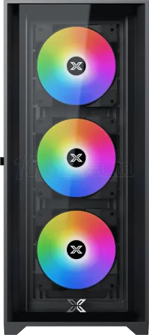 Photo de Boitier Moyen Tour E-ATX Xigmatek Quantum RGB avec panneaux vitrés (Noir)