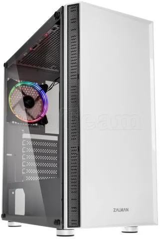 Photo de Boitier Moyen Tour E- ATX Zalman R2 RGB avec panneau vitré (Blanc)