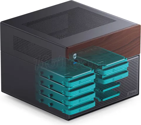 Photo de Boitier NAS Micro-ATX Jonsbo N4 (Noir)
