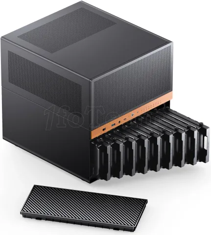 Photo de Boitier NAS Micro-ATX Jonsbo N6 (Noir)