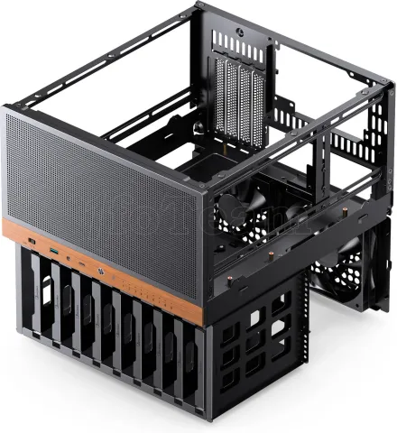 Photo de Boitier NAS Micro-ATX Jonsbo N6 (Noir)
