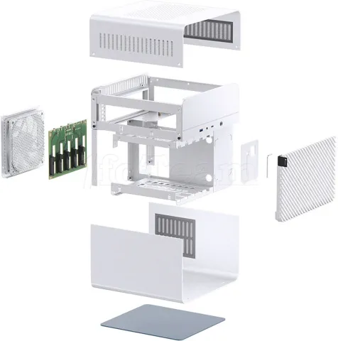 Photo de Boitier NAS Mini ITX Jonsbo N2 (Blanc)