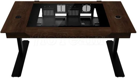 Photo de Boitier/Bureau 2x E-ATX Lian-Li DK-07 (Bois)