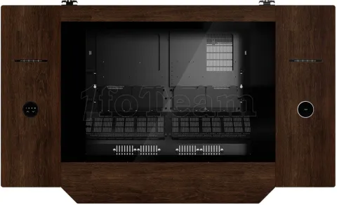 Photo de Boitier/Bureau 2x E-ATX Lian-Li DK-07 (Bois)