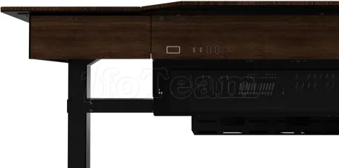 Photo de Boitier/Bureau 2x E-ATX Lian-Li DK-07 (Bois)