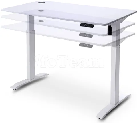 Photo de Bureau ergonomique motorisé Urban Factory Ergo (Blanc)