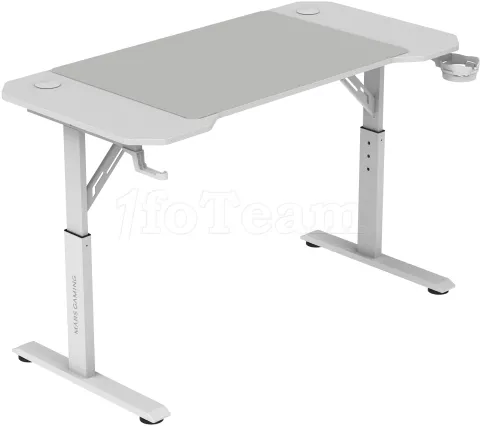 Photo de Bureau Gamer ergonomique Mars Gaming MGD Ergo 120 (Blanc)