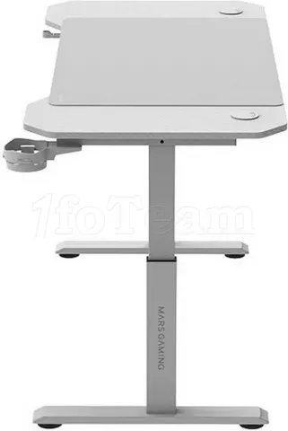 Photo de Bureau Gamer ergonomique Mars Gaming MGD Ergo 120 (Blanc)