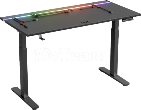 Photo de Bureau Gamer ergonomique motorisé 1stPlayer F.A.S.T 140 (Noir)