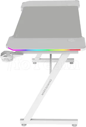 Photo de Bureau Gamer Mars Gaming MGD-X RGB - 120 (Blanc)