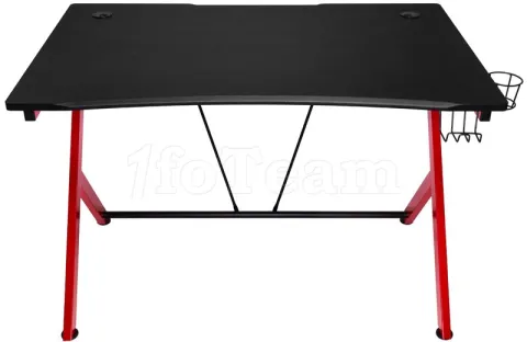 Photo de Bureau Gamer Nitro Concepts D12 (Noir/Rouge)