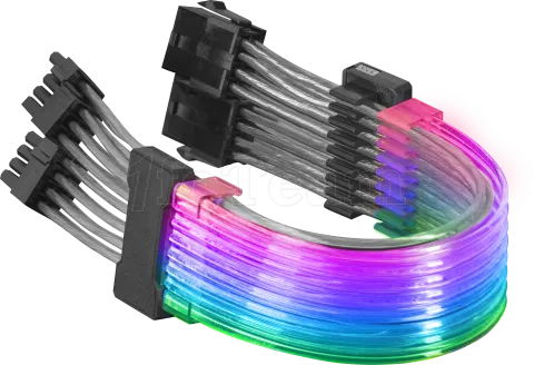 Photo de Câble 16 Pin (8+8pin PCIe) Mars Gaming MCA RGB