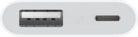 Photo de Câble adaptateur Apple Lightning mâle 1.2 vers USB 3.0 femelle (Type A) et Lightning femelle 10cm (Blanc)
