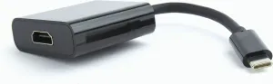 Photo de Cable Adaptateur Gembird USB type C vers HDMI 15cm (Noir)