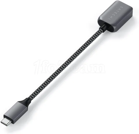 Photo de Cable Adaptateur Satechi USB Type-A vers USB Type-C 15cm (Gris)