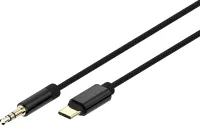 Photo de Câble Adaptateur USB-C CableXpert vers Jack 3,5mm 1,5m M/M (Noir)