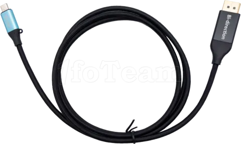 Photo de Cable Adaptateur USB-C I-Tec vers DisplayPort 1,5m M/M (Noir)