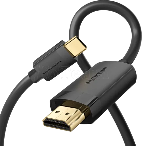 Photo de Cable Adaptateur Vention USB-C vers HDMI M/M 2m (Noir)