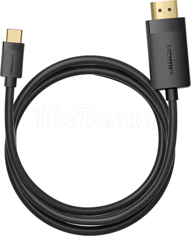 Photo de Cable Adaptateur Vention USB-C vers HDMI M/M 2m (Noir)