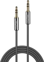 Photo de Cable Audio Lindy Cromo Line Jack 3,5mm M/M 10m (Argent)