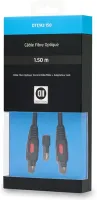 Photo de Cable Audio Optique Toslink D2 Diffusion vers Toslink 1,5m (Noir)