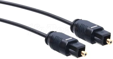 Photo de Cable audio Optique Toslink Maclean Ultra-Slim 3m (Noir)