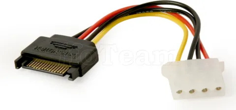 Photo de Cable CableXpert adaptateur d'alimentation S-ATA (mâle) vers Molex (femelle) 15cm