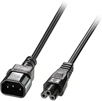 Photo de Câble d'alimentation Lindy IEC C14 F vers tripolaire 1m (Noir)