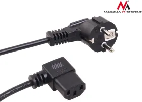 Photo de Cable d'alimentation Maclean 3m coudé (MCTV-803)