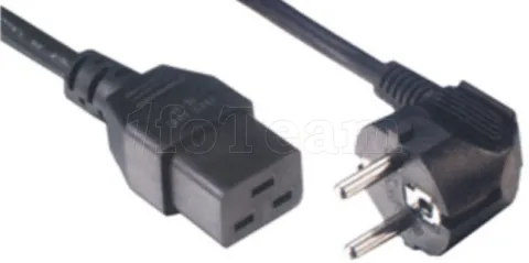Photo de Câble d'alimentation MCL-Samar IEC-320-C19 F 2m (Noir)