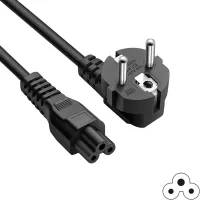 Photo de Câble d'alimentation tripolaire Dacomex 1,8m (Noir)
