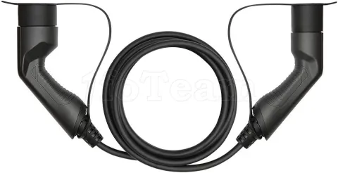 Photo de Câble de recharge Type 2 pour Voiture électrique Deltaco e-Charge EV-1215 32A Monophasé 5m (Noir)