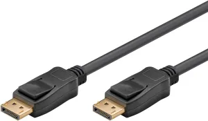 Photo de Câble DisplayPort 1.2 Goobay 1m M/M (Noir)