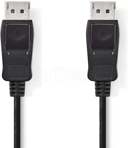 Photo de Câble DisplayPort 1.2 Nedis M/M 2m (Noir)