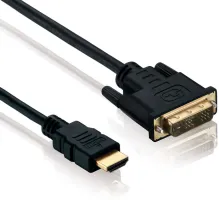 Photo de Cable Goobay DVI-D vers HDMI 1m M/M (Noir)