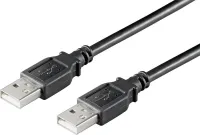 Photo de Cable Goobay USB 2.0 type A - A M/M 1,80m (Noir)