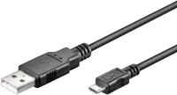 Photo de Cable Goobay USB 2.0 type A - Micro B M/M 1m (Noir)