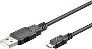 Photo de Cable Goobay USB 2.0 type A - Micro B M/M 3m (Noir)