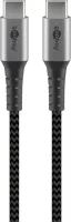 Photo de Cable Goobay USB 3.0 Type C MM 1m (Gris)