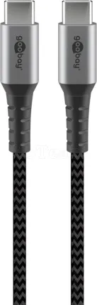 Photo de Cable Goobay USB 3.0 Type C MM 1m (Gris)