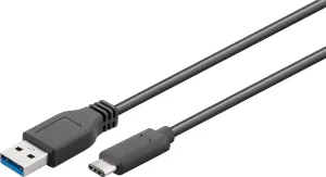 Photo de Cable Goobay USB Type C vers USB 3.0 2m (Noir)