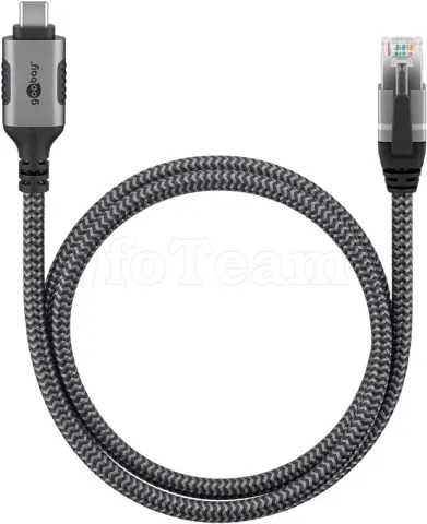 Photo de Cable Goobay USB vers RJ45 1m (Gris)